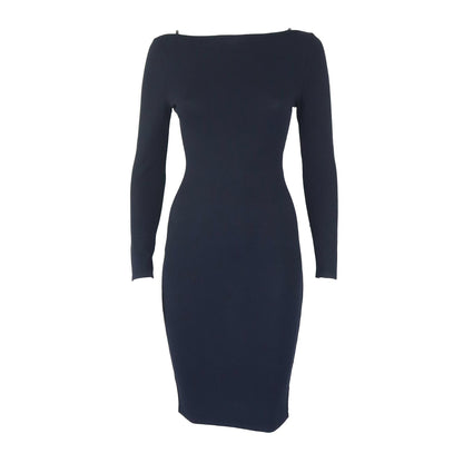 Vintage S/S 1998 Gucci by Tom Ford Runway Bodycon Midi Dress Leather Straps / IT 40 (XS-S)