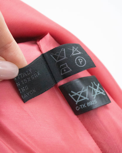 Vintage S/S 1998 Prada Pink Geometric Ombré Print Runway Skirt / IT 38 (XS)