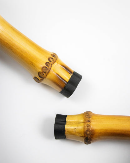 Vintage S/S 2002 Gucci by Tom Ford Black Bamboo Heel Sandals / 36.5 (US 6.5)