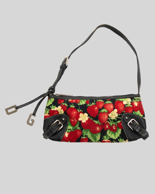 Vintage S/S 2006 Dolce&Gabbana Strawberry Print Mini Handbag