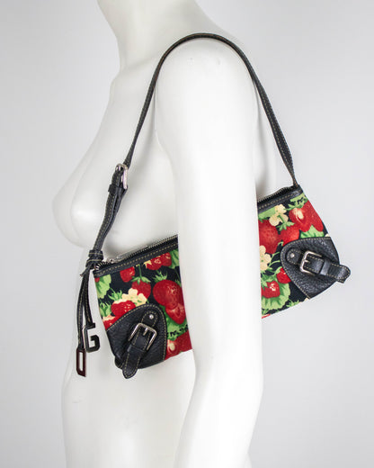 Vintage S/S 2006 Dolce&Gabbana Strawberry Print Mini Handbag