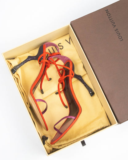 Vintage S/S 2011 Louis Vuitton Hoof Heel Runway Sandals / 37.5 (US 7.5)