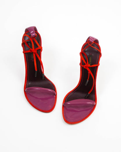 Vintage S/S 2011 Louis Vuitton Hoof Heel Runway Sandals / 37.5 (US 7.5)