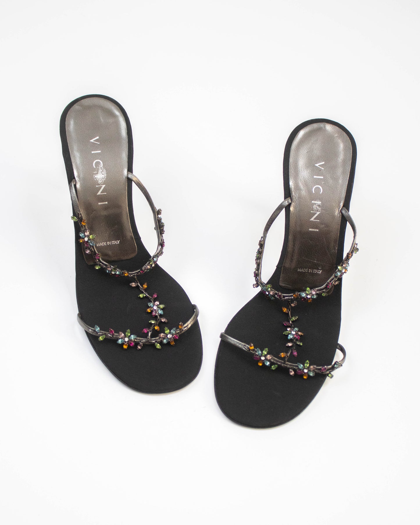 Vintage Vicini Giuseppe Zanotti Jewel Mule Heels / 38 (U 8)