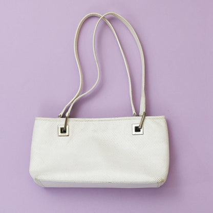 Vintage 2000s Gucci by Tom Ford Reptile Leather Logo Small Shoulder Bag