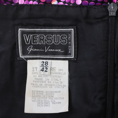 Vintage S/S 1997 Versus by Gianni Versace Holographic Dress As seen in The Nanny / IT 42 (S-M)