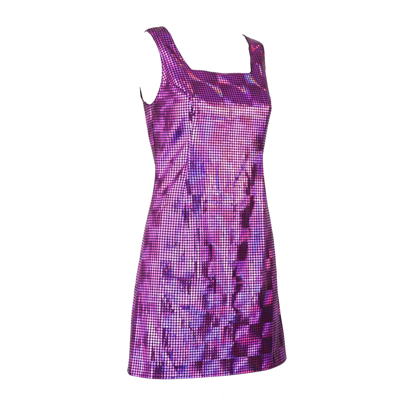 Vintage S/S 1997 Versus by Gianni Versace Holographic Dress As seen in The Nanny / IT 42 (S-M)