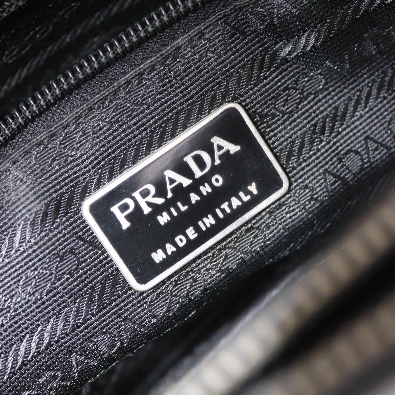 Vintage 1990s Prada Spazzolato Black Patent Leather Shoulder Bag As seen on Carolyn Bessette Kennedy