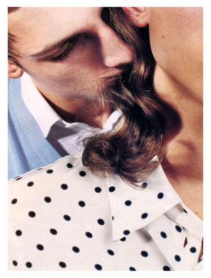 Vintage S/S 2000 Prada Silk Burgundy Polka Dot Print Pleated Skirt / IT 42 (S-M)