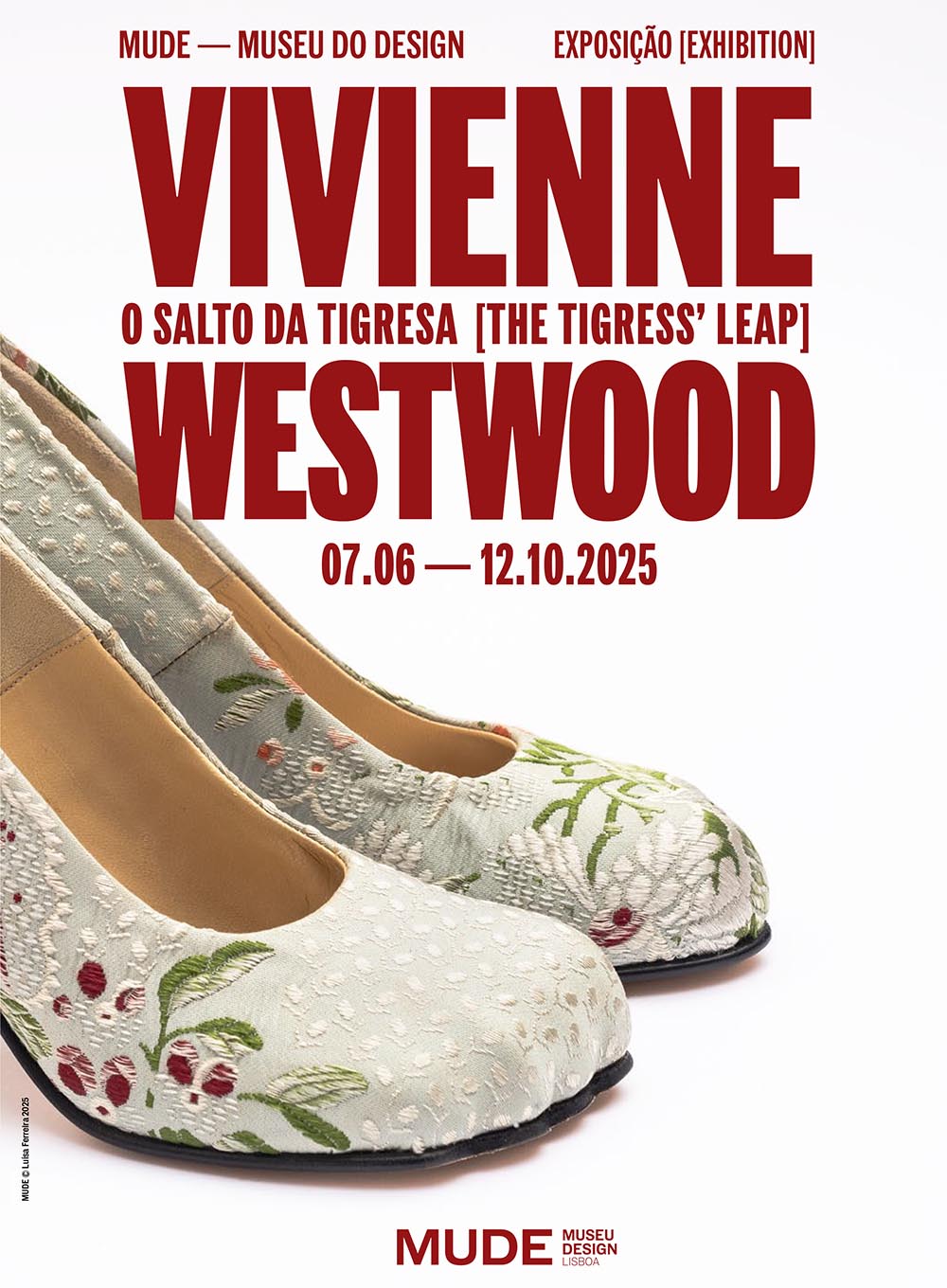 Vintage S/S 2000 Vivienne Westwood Floral Jacquard Animal Toe Mule Heels / 37 (US 7)